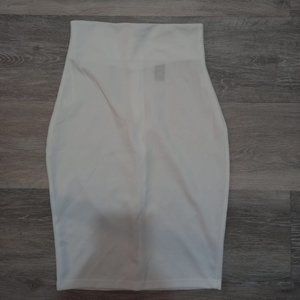 White Pencil Skirt